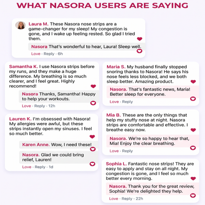 Nasal Strips 2.0 – Anti-Snore Nose Strips for Better Breathing, Deeper Sleep